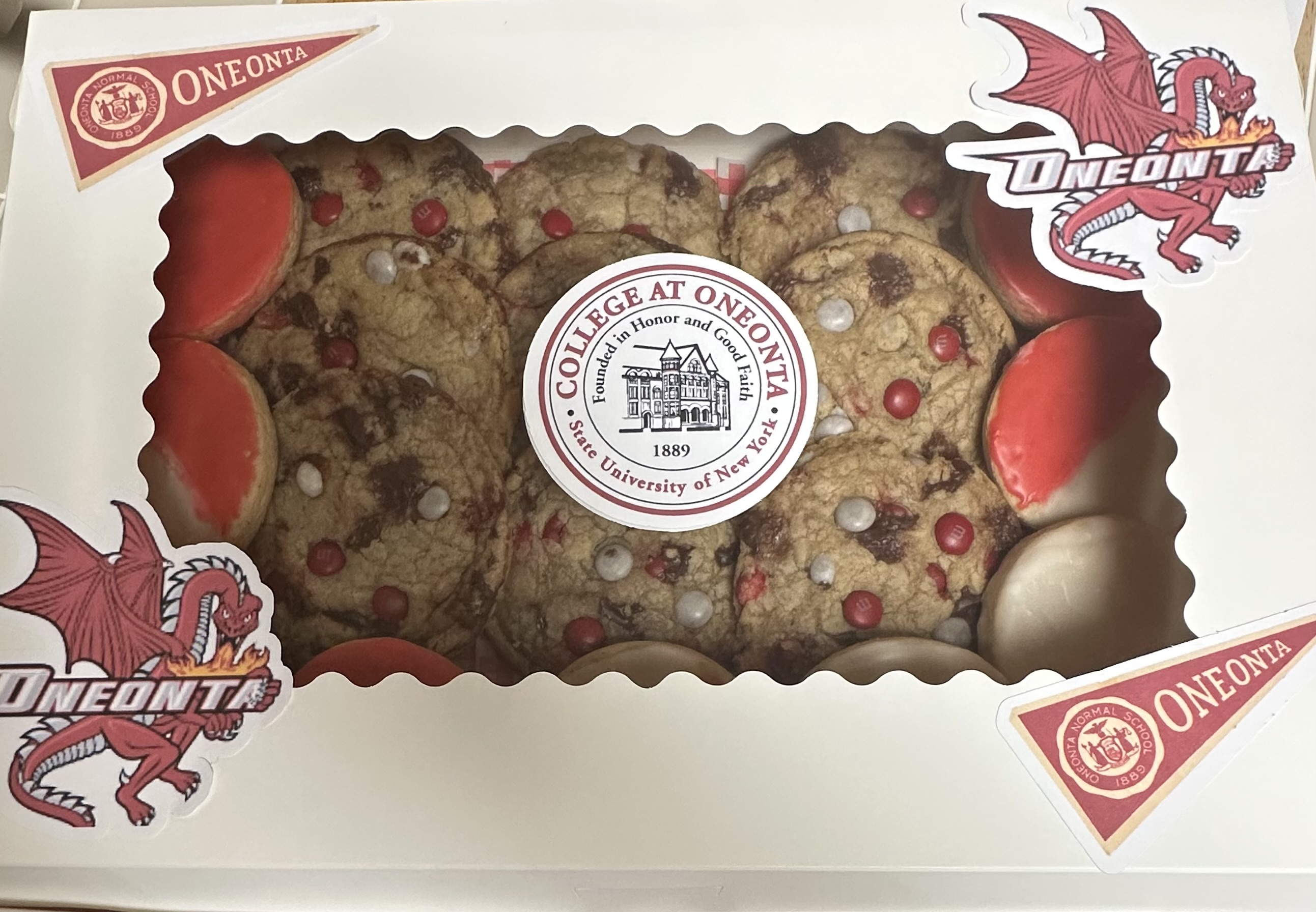 Customizable School-Color Cookies